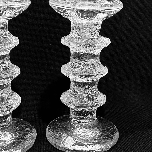 Festivo By IITTALA Set of 2 Single Light 3 Rings Candle Holders Timo Sarpenera. - Picture 4 of 12